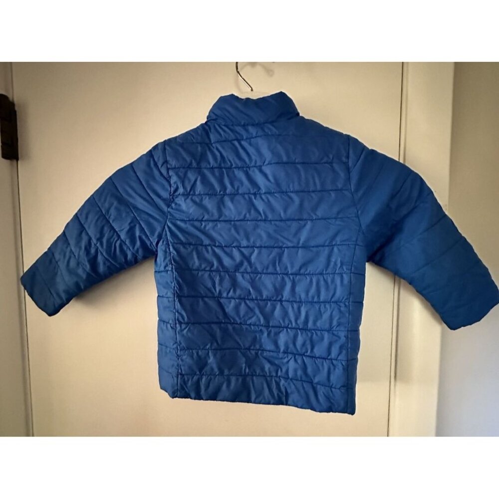 Boys LANDS END Lightweight Puffer Packable Jacket Blue Size 2T - Picture 4 of 5